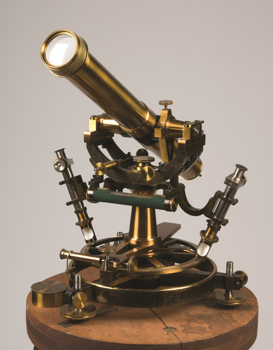 <span>manufactured by Carl Bamberg, Berlin</span>Theodolite, tripod 1884