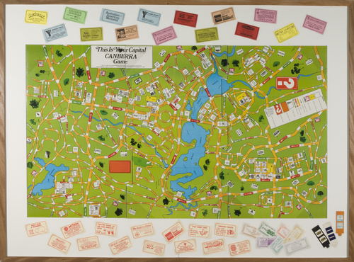 <span>E-System Publication</span>Board game, This is your Capital 1985